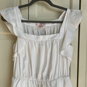 Rachel Parcell white tiered float dress EUC